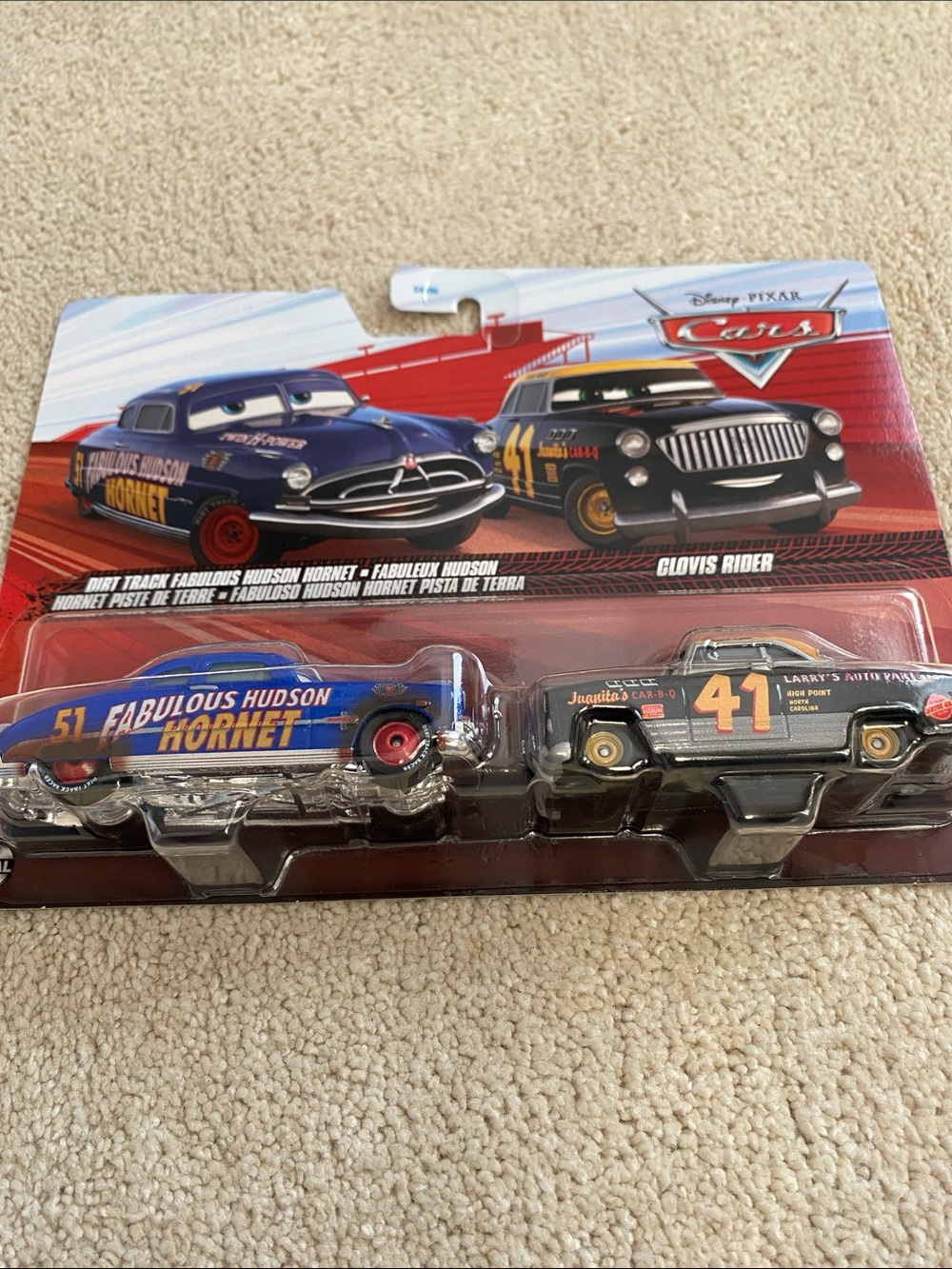 Dirt Track Fabulous Hudson Hornet & Clovis Rider